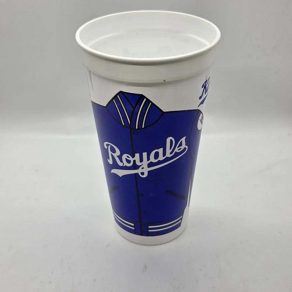 Vintage Kansas City Royals ICEE Souvenir Cup MLB Baseball Plastic Jacket Graphic